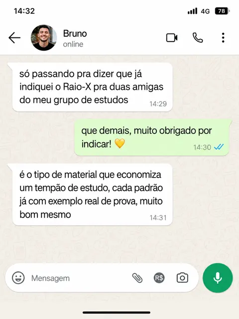 Depoimento de comprador do Raio-X da FGV