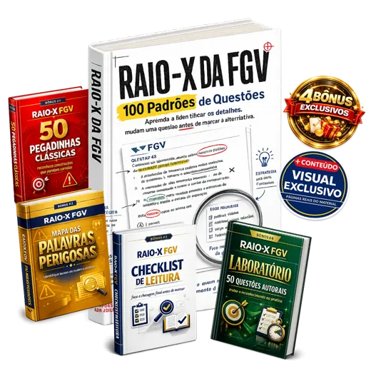 Capa do Raio-X da FGV com os 4 bônus inclusos