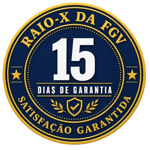 Selo de garantia de 15 dias do Raio-X da FGV